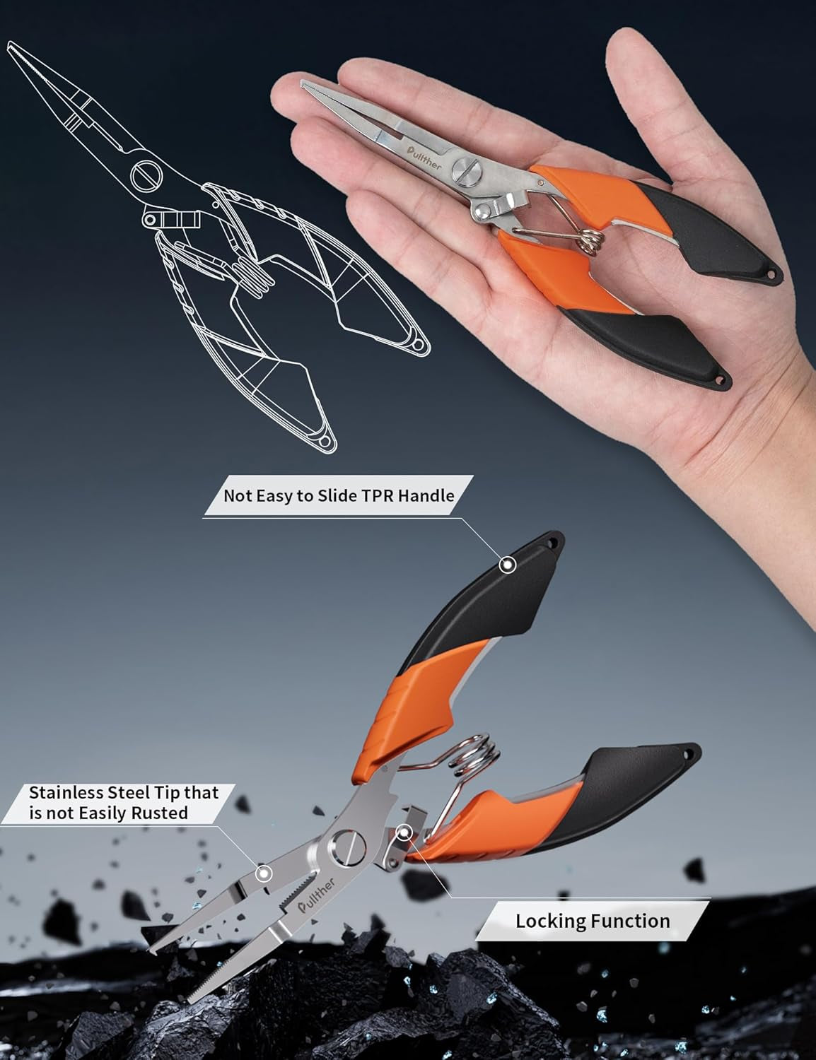 Fishing Tools Kit, Fishing Pliers,Fishing Scissors
