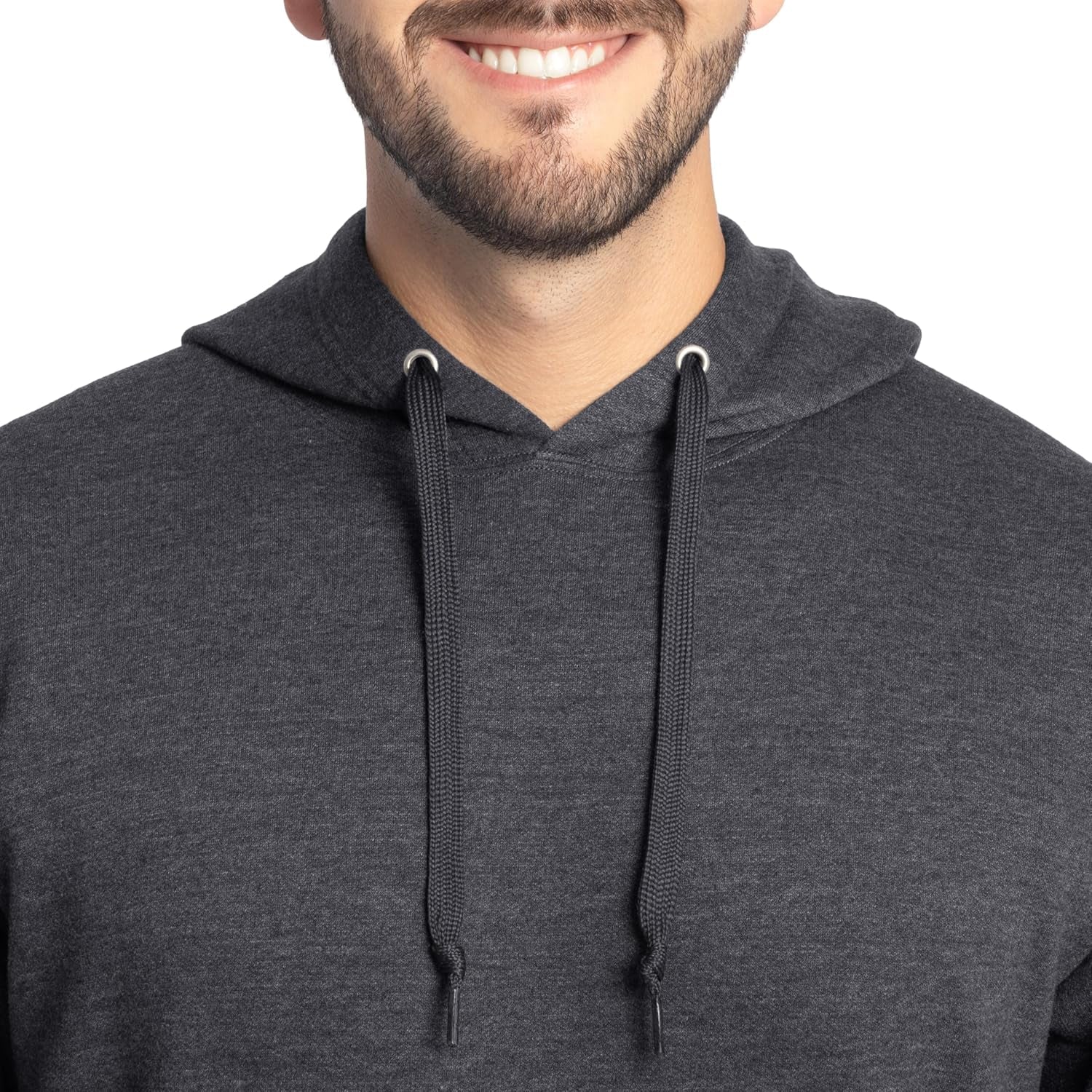 Men'S Eversoft Fleece Pullover Hooded Sweatshirt, Moisture Wicking & Breathable