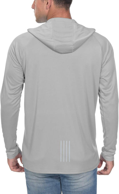 Fishing Shirts for Men Long Sleeve - Sun Protection SPF 50+ UV Tshirt Hoodies