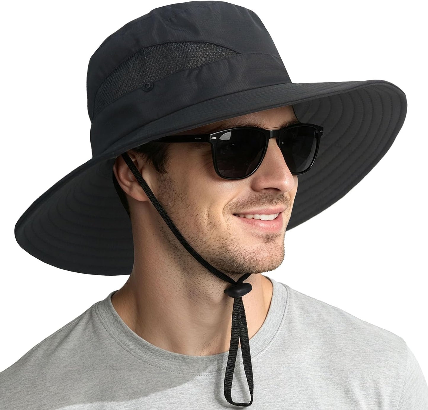 Sun Hats for Men Women Wide Brim UPF 50+ UV Protection Bucket Hat