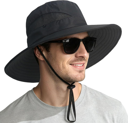 Sun Hats for Men Women Wide Brim UPF 50+ UV Protection Bucket Hat