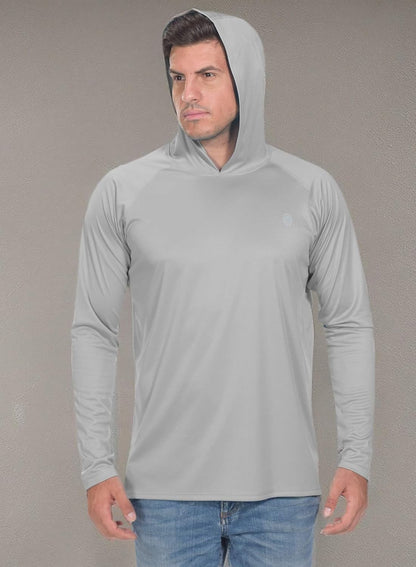 Fishing Shirts for Men Long Sleeve - Sun Protection SPF 50+ UV Tshirt Hoodies