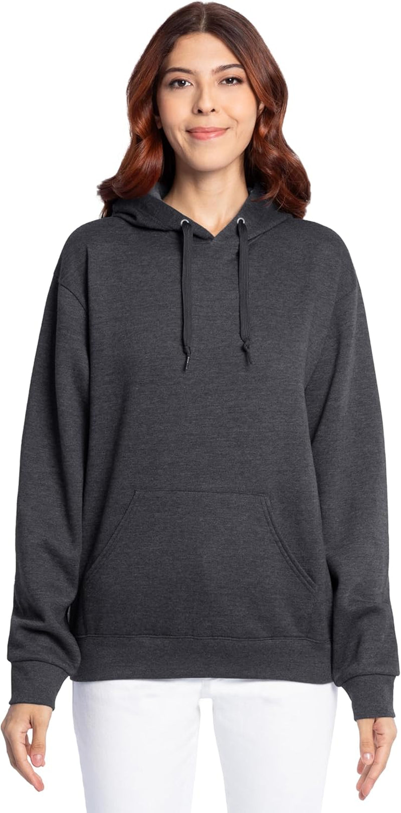 Men'S Eversoft Fleece Pullover Hooded Sweatshirt, Moisture Wicking & Breathable