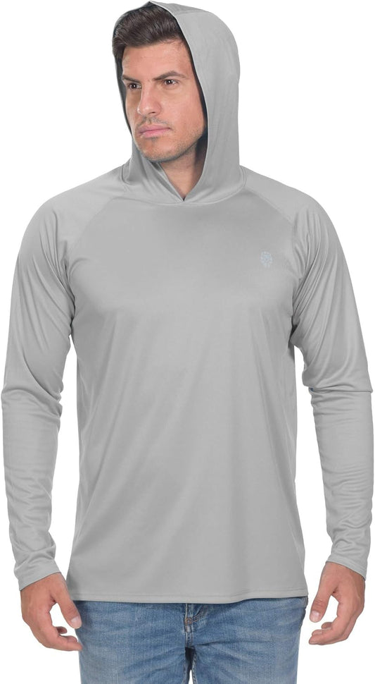 Fishing Shirts for Men Long Sleeve - Sun Protection SPF 50+ UV Tshirt Hoodies